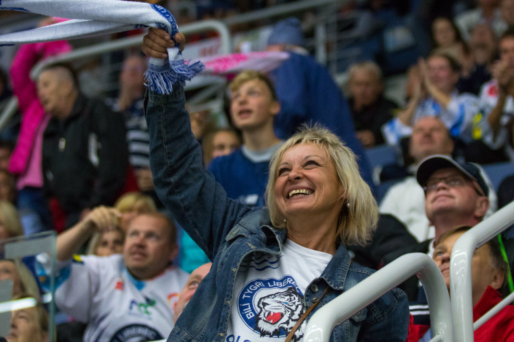 Zápas Bílí tygři Liberec proti BK Mladá Boleslav