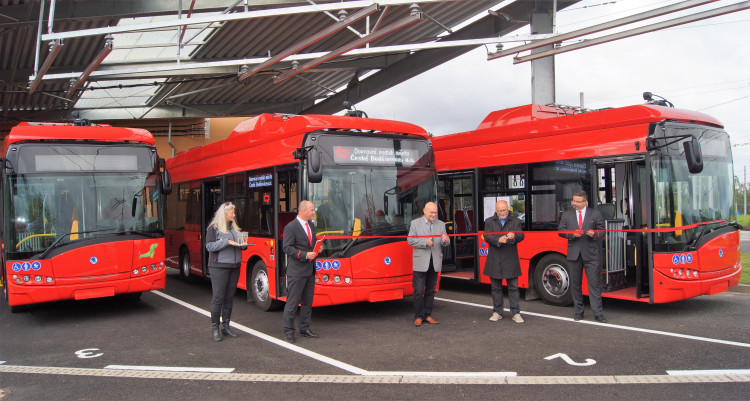 Elektrobusy nové generace v Českých Budějovicích
