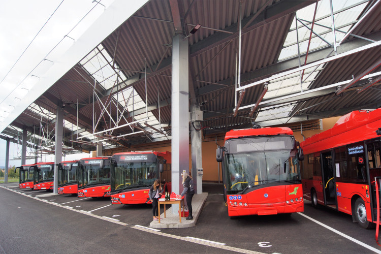 Elektrobusy nové generace v Českých Budějovicích