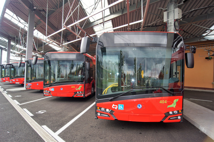 Elektrobusy nové generace v Českých Budějovicích