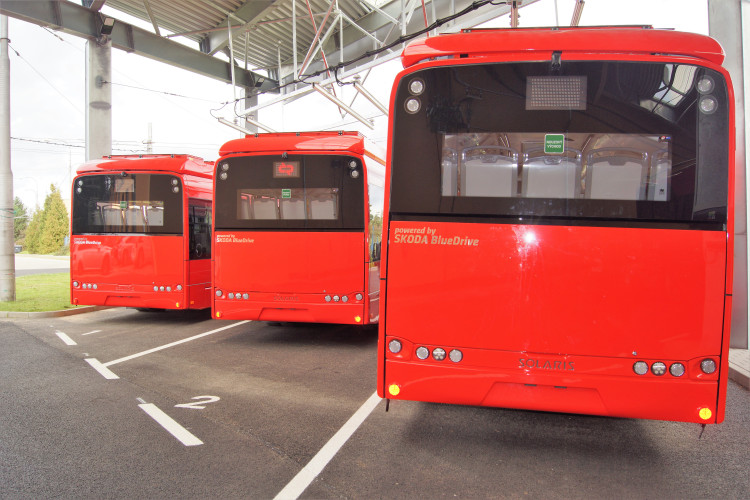 Elektrobusy nové generace v Českých Budějovicích