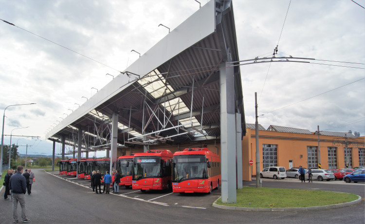 Elektrobusy nové generace v Českých Budějovicích