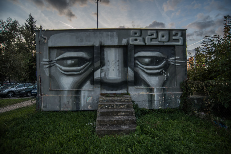 Graffiti v Budějcích