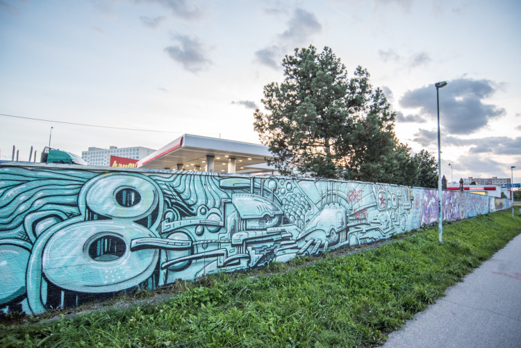 Graffiti v Budějcích