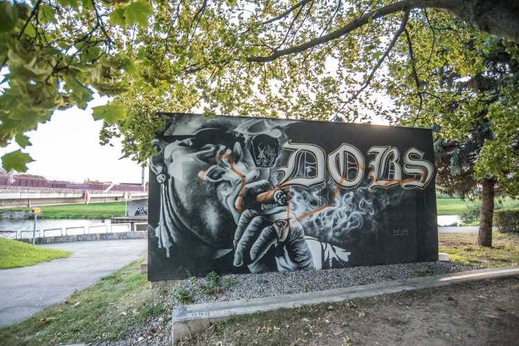Graffiti v Budějcích