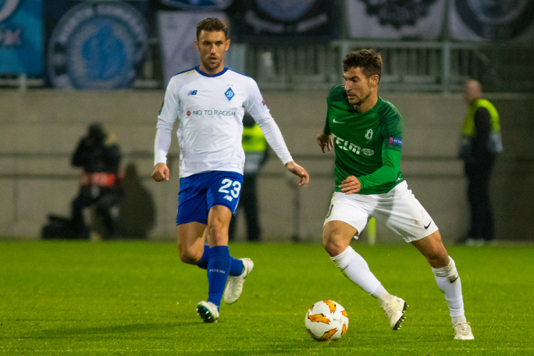 Zápas FK Jablonec s Dynamo Kyjev