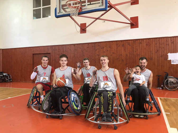 Tým basketbalu na vozíku Tigers České Budějovice