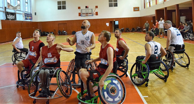 Tým basketbalu na vozíku Tigers České Budějovice