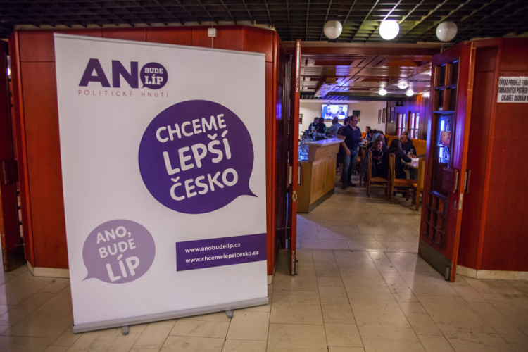 ANO na výsledky čekalo ve Sport baru v budějckém Metropolu.