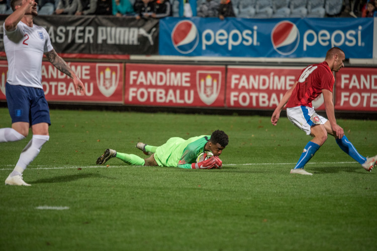 Česká dvacítka s kapitánem Havelkou remizovala s Anglií