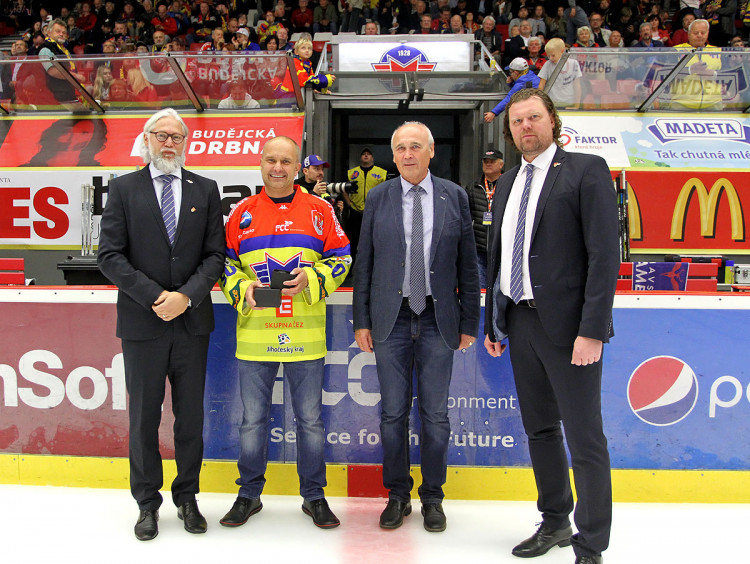 Bývalá opora Motoru České Budějovice, útočník Ondřej Vošta, letos oslavila padesátiny