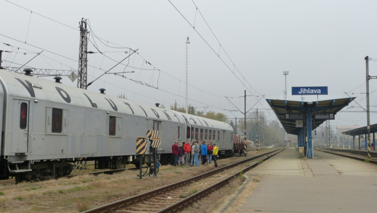 Protidrogový vlak v Jihlavě