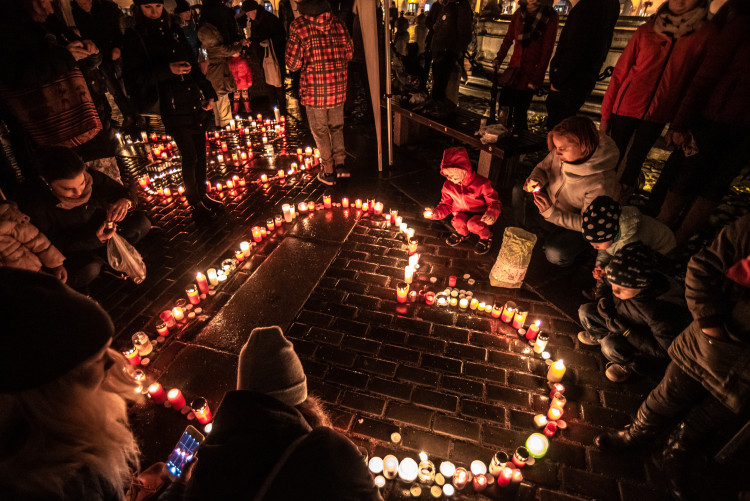 Oslavy 100 let republiky na budějckém náměstí