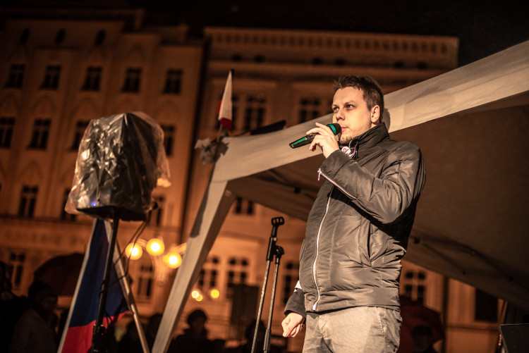 Oslavy 100 let republiky na budějckém náměstí