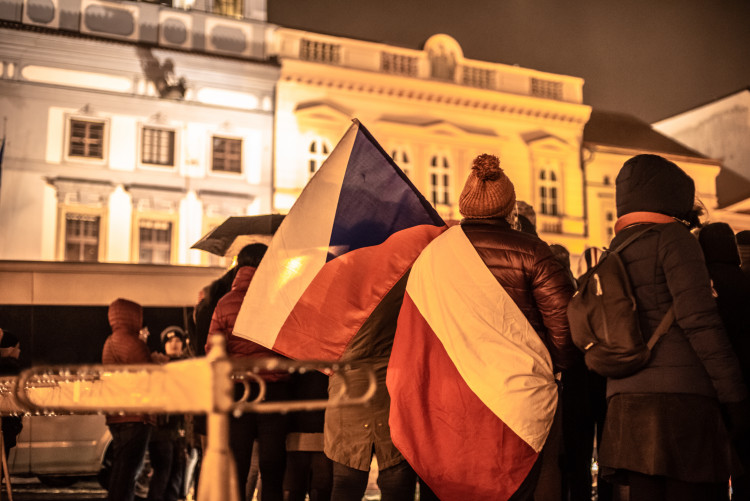 Oslavy 100 let republiky na budějckém náměstí