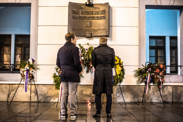 Oslavy 100 let republiky na budějckém náměstí