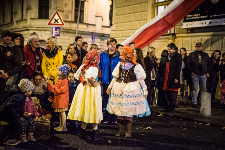 Vyhlášení republiky v Brně, autor: Tomáš Hrivňák