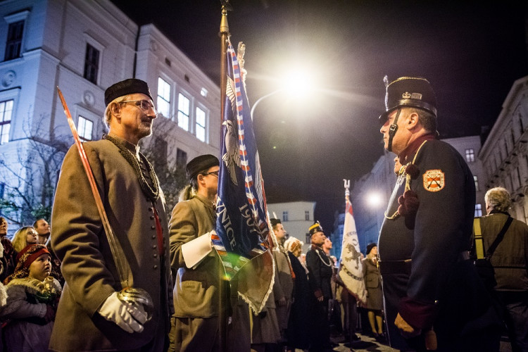 Vyhlášení republiky v Brně, autor: Tomáš Hrivňák