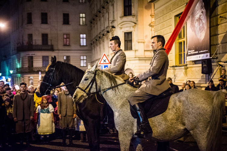 Vyhlášení republiky v Brně, autor: Tomáš Hrivňák