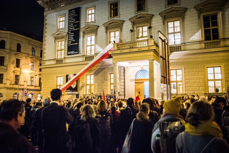 Vyhlášení republiky v Brně, autor: Tomáš Hrivňák