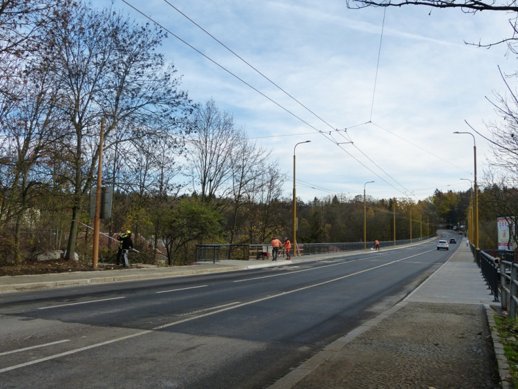 Otevření Brněnského mostu po rekonstrukci