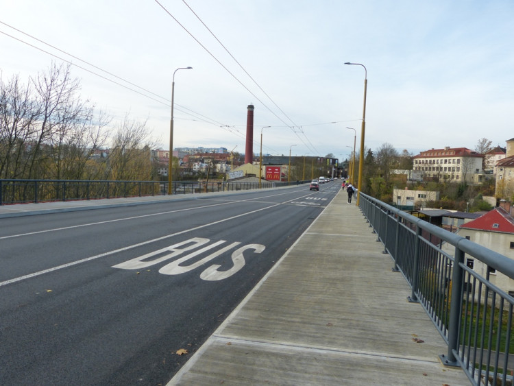 Otevření Brněnského mostu po rekonstrukci