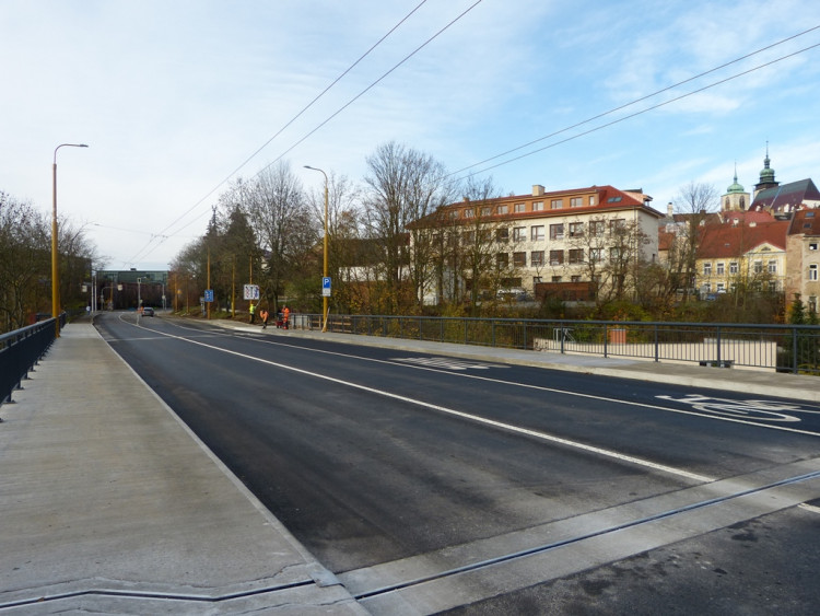 Otevření Brněnského mostu po rekonstrukci