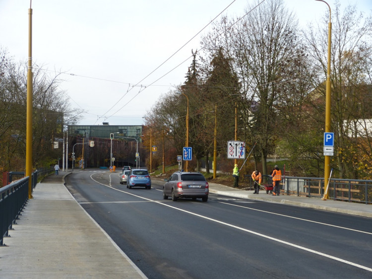 Otevření Brněnského mostu po rekonstrukci