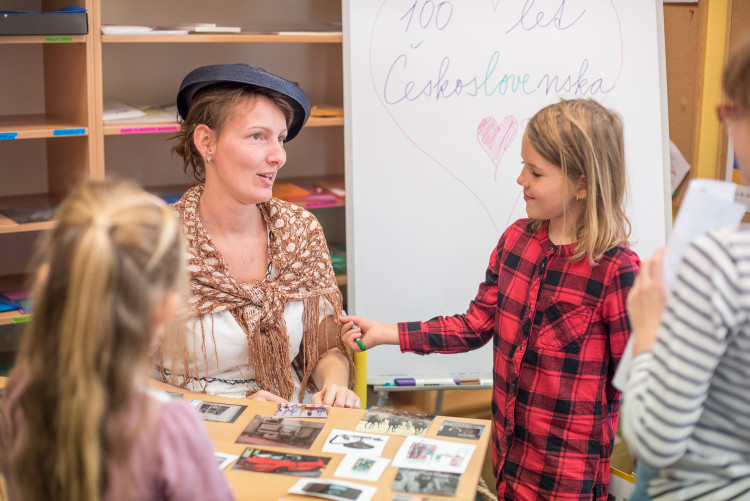 Projektový den v Montessori k výročí republiky