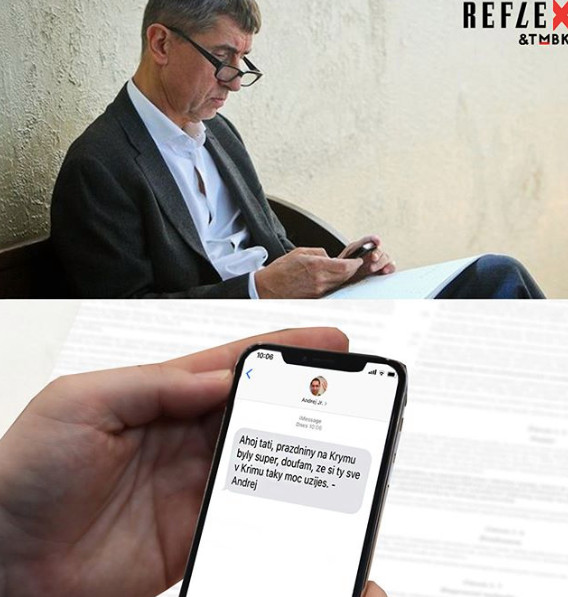Koláže vtipkující na téma Andrej Babiš