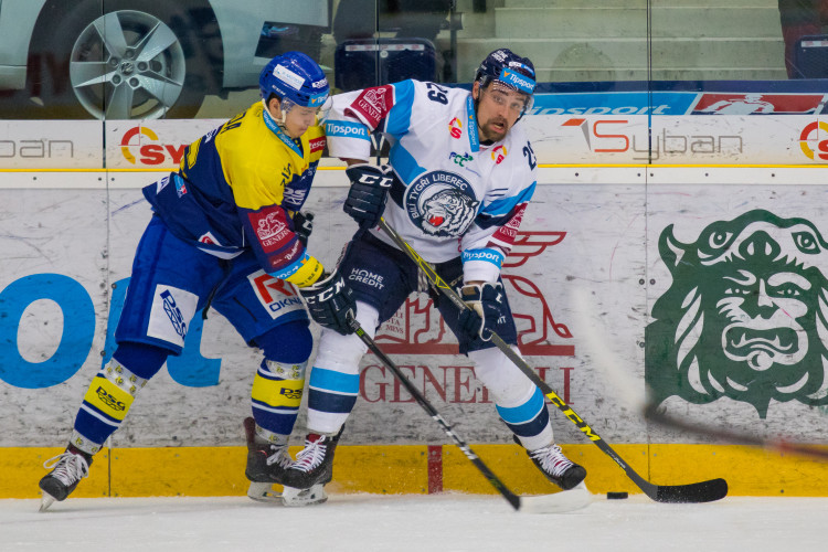 Zápas Bílých Tygrů Liberec proti PSG Berani Zlín