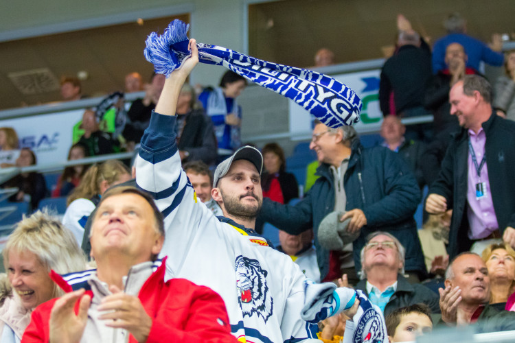 Zápas Bílých Tygrů Liberec proti PSG Berani Zlín