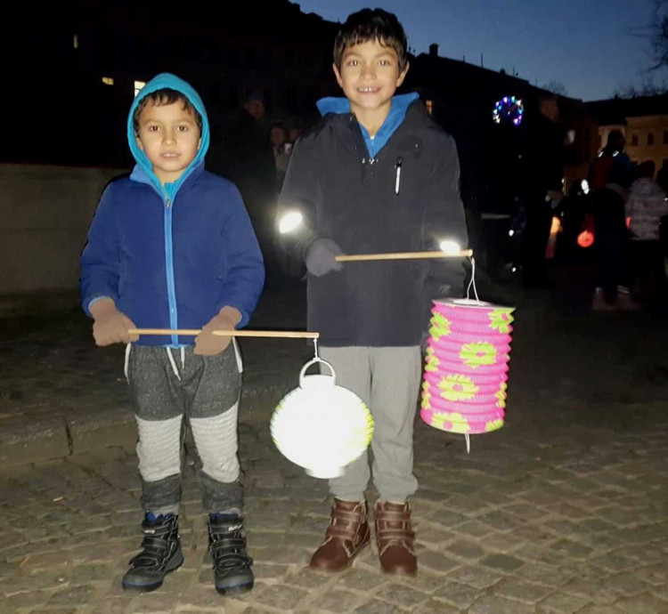 Listopadový lampionový průvod v Jihavě