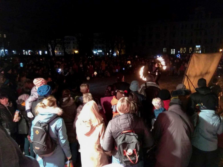 Listopadový lampionový průvod v Jihavě