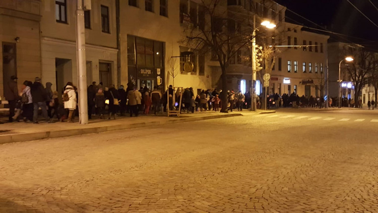 Listopadový lampionový průvod v Jihlavě