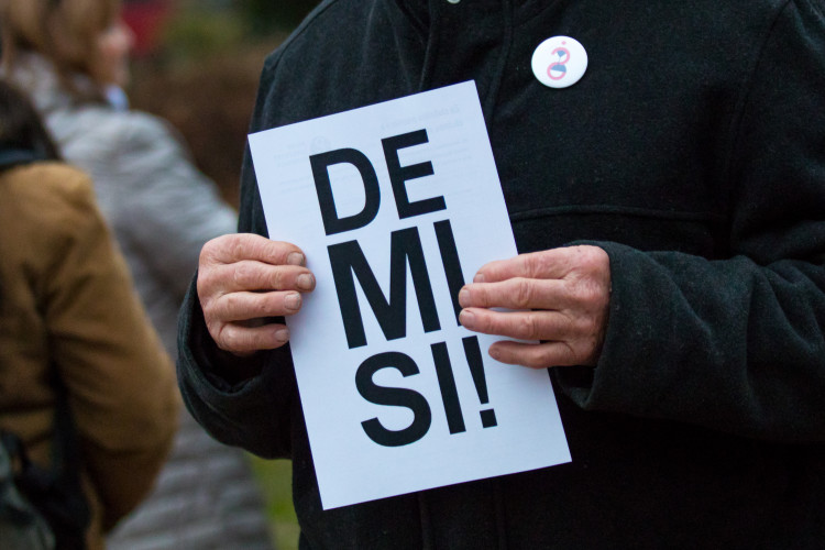 Pochod Libercem Za slušného premiéra