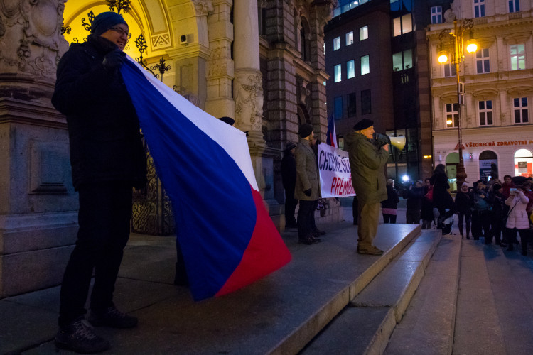Pochod Libercem Za slušného premiéra