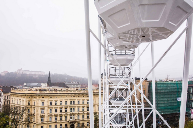 První jízda na Adventním kole optikou Tomáše Hrivňáka