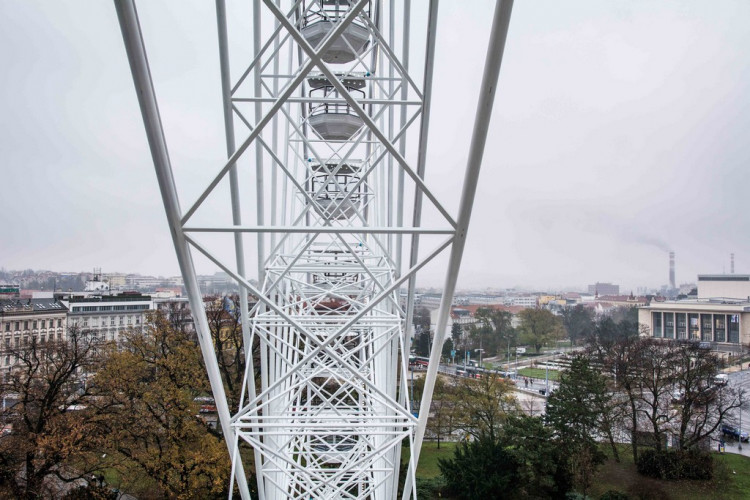 První jízda na Adventním kole optikou Tomáše Hrivňáka