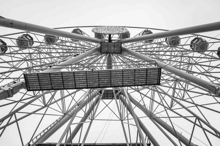 První jízda na Adventním kole optikou Tomáše Hrivňáka