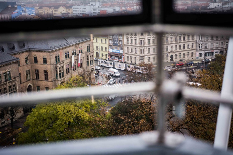 První jízda na Adventním kole optikou Tomáše Hrivňáka