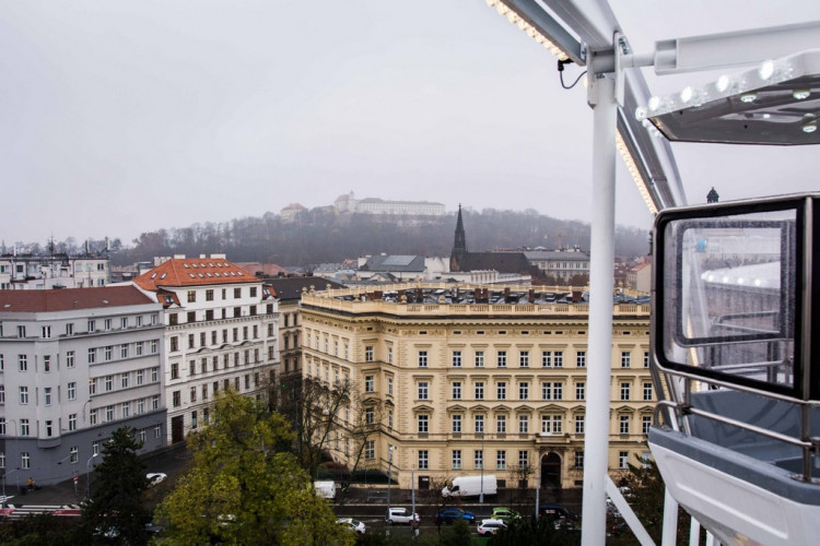 První jízda na Adventním kole optikou Tomáše Hrivňáka