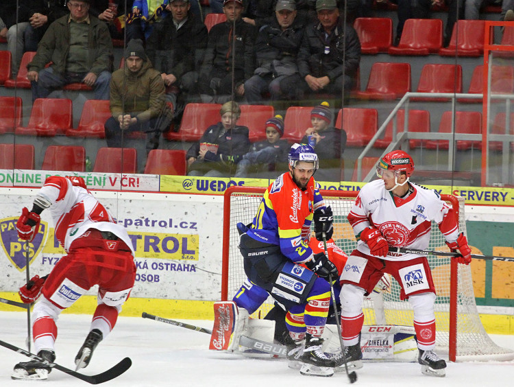 Štěpán Novotný těsně před gólem na 1:3 z pohledu Motoru