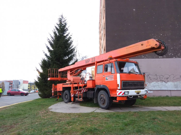 Vánoční stromeček v Jihlavě