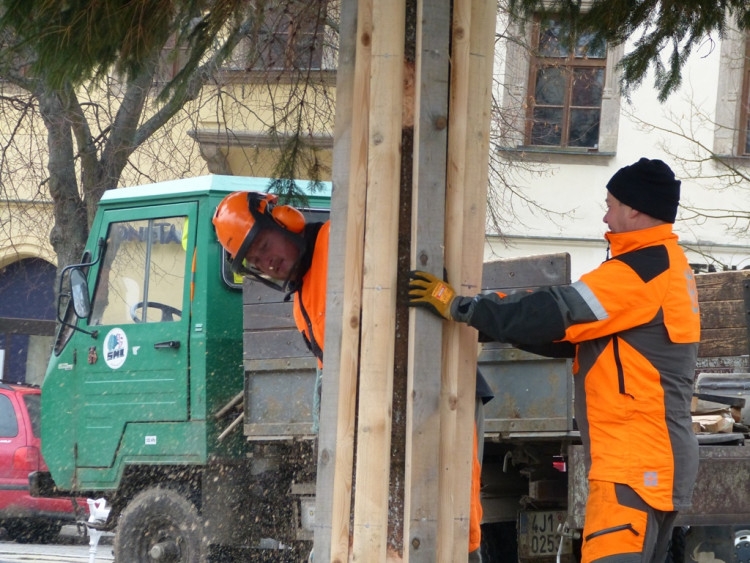 Vánoční stromeček v Jihlavě