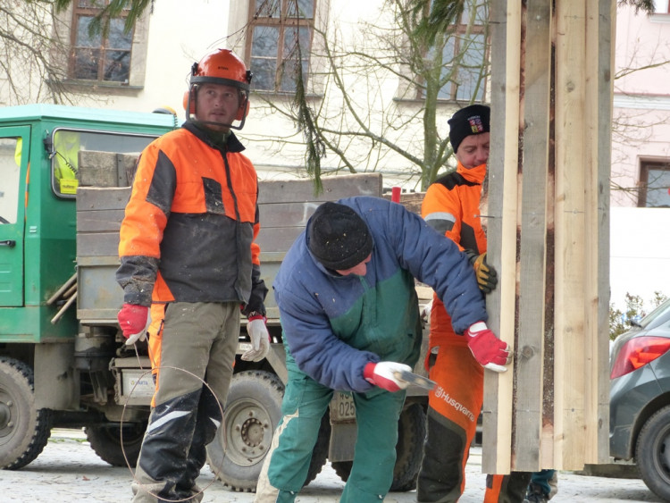 Vánoční stromeček v Jihlavě