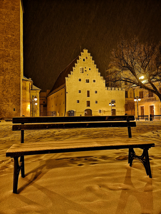 Zasněžené Budějce od Tomáše