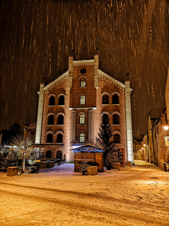 Zasněžené Budějce od Tomáše