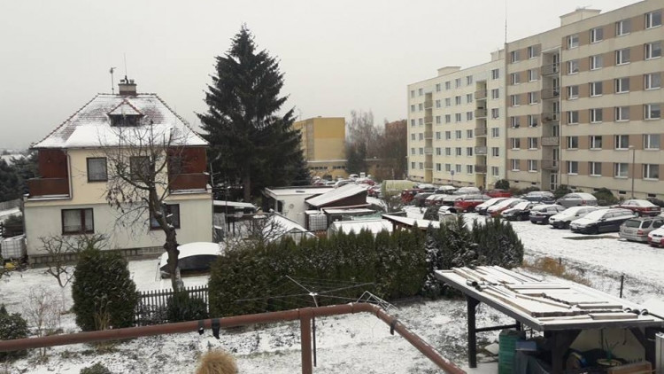 První prosinec přikryl sněhovou dečkou celý kraj - Hanychov
