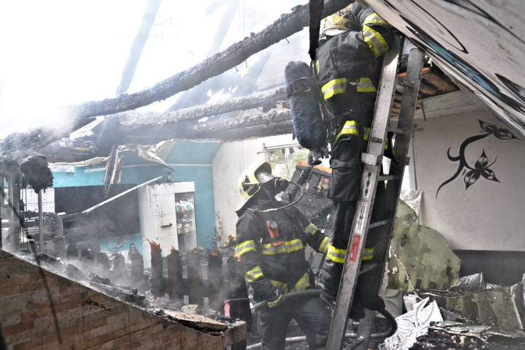 Požár rodinného domu v Chrastavě